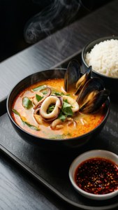 Tom Yum Seafood Platter