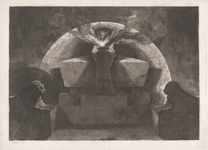 Tomb with Death Standing