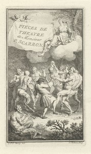 Toneelschrijver Paul Scarron danst met saters, faunen en maenaden