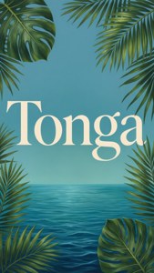 Tonga Typography Wallpaper