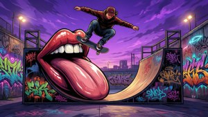 Tongue Ramp Skateboard