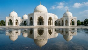 Tooba Mosque Reflection