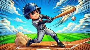 Toon at Bat