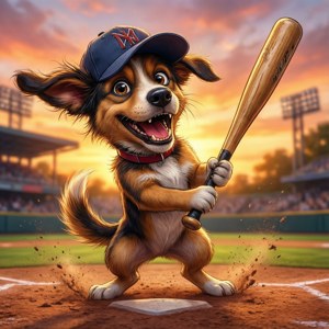 Toon at Bat