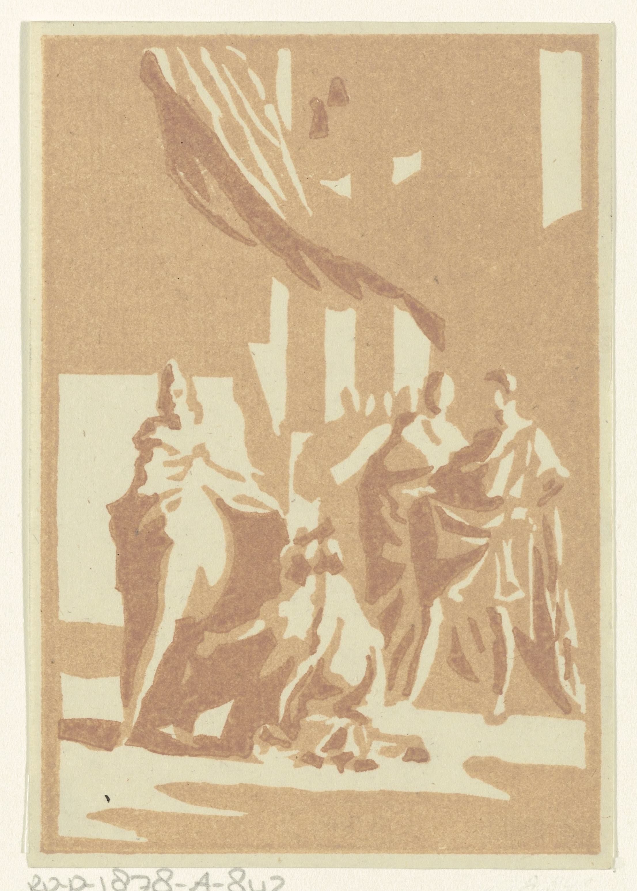 Toonblokken van Polieukte by Abraham Delfos