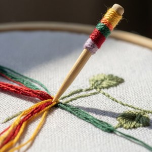 Toothpick Embroidery Tool