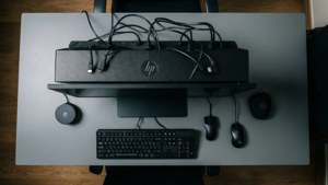Top-down HP Desk