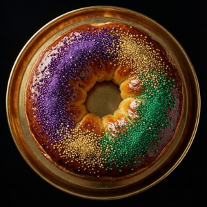 Top Down King Cake