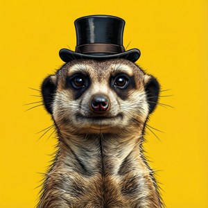 Top Hat Meerkat