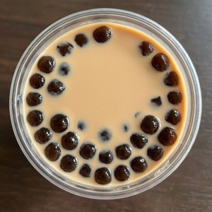 Top View Bubble Tea