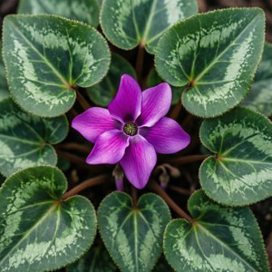 Top View Cyclamen