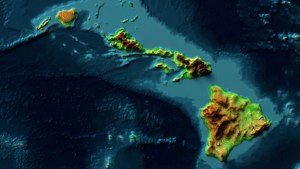 Topographic Hawaii Relief