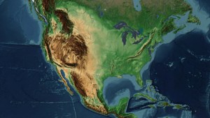 Topographic Terrain Map