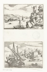 Toren aan de kust en Gezicht op Polignano a Mare