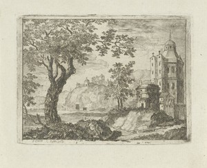 Toren in een landschap