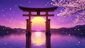 Torii Gate Sunrise