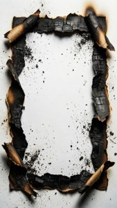 Torn and Burned Paper Border