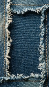 Torn Denim Border