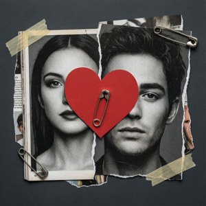 Torn Heart Collage