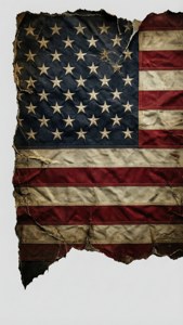 Torn Paper Flag