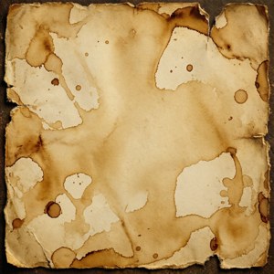 Torn Tea Stained Paper
