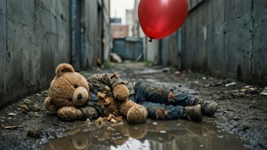 Torn Teddy Bear