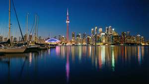 Toronto Harbour Night