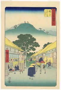 Tororojiru Shop at Mariko from the series 53 Stations of Tokaido
