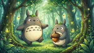 Totoro Forest Spirits
