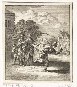 Touwtjespringende jongen
