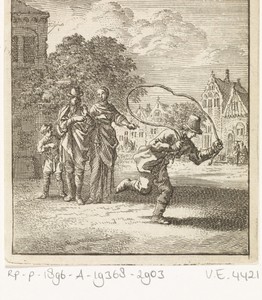 Touwtjespringende jongen