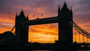 Tower Bridge Sunset Silhouette