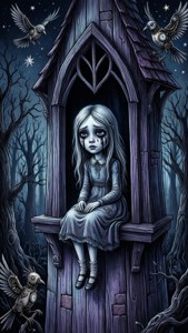 Tower Girl Black Tears