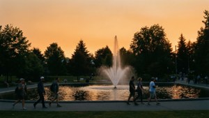 Town Centre Park Sunset
