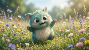 Toxel in a Flower Field