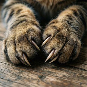 Toyger Paw Detail
