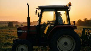 Tractor Driver Silhouette