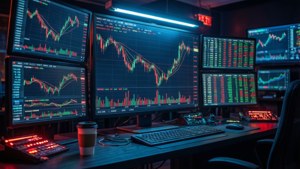 Trading Desk Cyberpunk