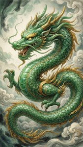 Traditional Jade Dragon