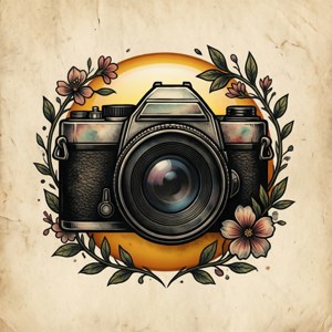 Traditional Tattoo Camera Emoji