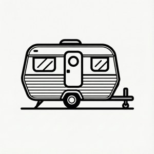 Trailer Line Art