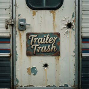 Trailer Trash Nameplate