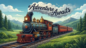 Train Steam Text