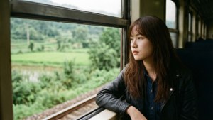 Train Window View