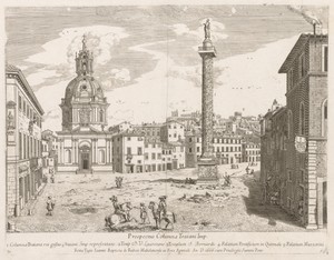 Trajan's Column from "Prospectus Locurum Urbis Romae Insign[ium]