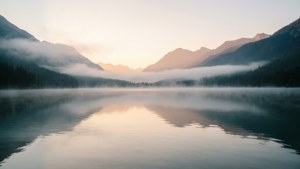 Tranquil Mountain Dawn