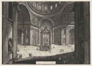 Transept van de Sint-Pietersbasiliek te Vaticaanstad