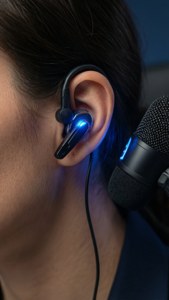 Translator Earpiece Closeup