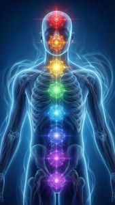 Transparent Body Chakra Map