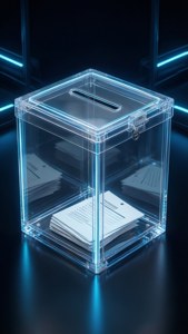 Transparent Tech Ballot Box